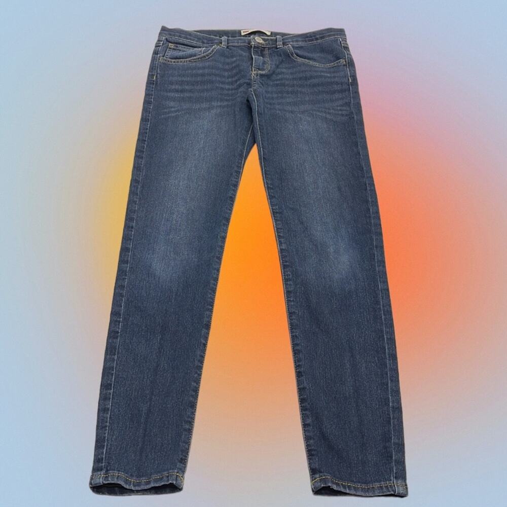 LEVI’s 710 Girl’s 16 REGULAR SUPER SKINNY Blue Jeans - Picture 2 of 4